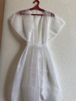 Халат одноразовий Кімоно, безрукавка, WhiteNight, L ,ТМ Convalia Beauty 23002W фото