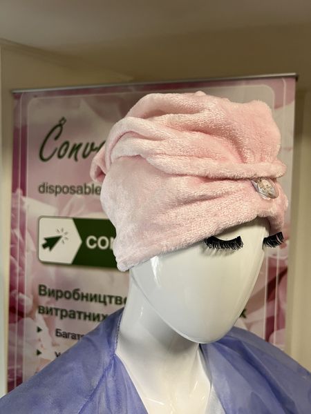 Тюрбан рушник на гудзику, ТМ Convalia Beauty 2176753959 фото