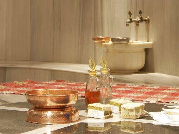 Чаша (таз, миска) для хамама, мідна, 21х5см 25006 фото