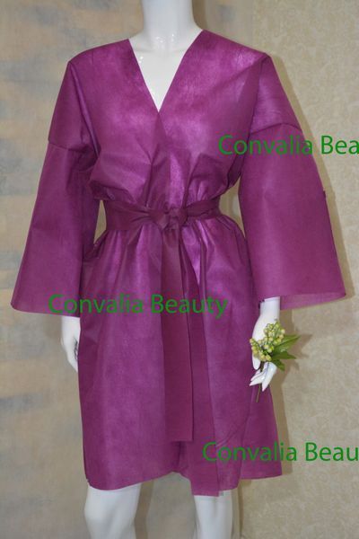 Халат одноразовий Кімоно, з рукавом 3/4, висока щільністьТМ Convalia Beauty 23001 фото