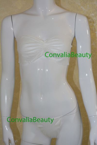 Бюстгалтер одноразовий (білий), м`який, на зав`язках, 50шт ТМ Convalia Beauty 2011 фото